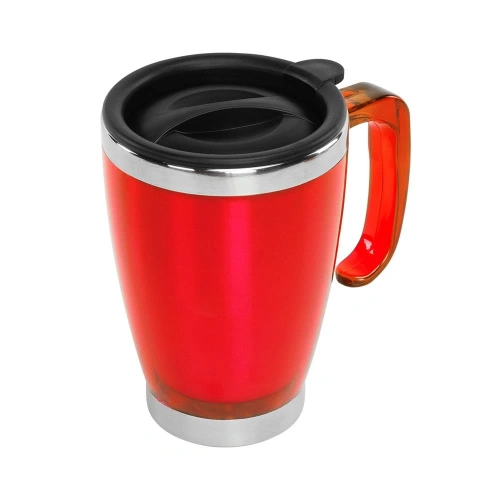 S-link Sl-tm1981 Kırmızı 415ml Iç 304 Dış 201 Paslanmaz Çelik Kupa