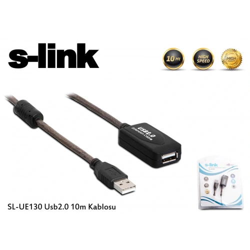 S-link Sl-ue130 10mt Usb 2.0 Extender Usb Uzatma Kablosu