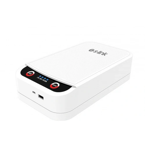 S-link Sl- Uvs22 Beyaz  Yüzde 99 Virüs Ve Bakteri Öldürücü Uv Sterilizatör Kutu