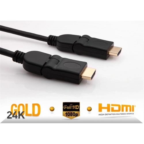 S-link Slx-318 Hdmı M-m 5m Altın Uçlu 24k + L Kon. 1.4 Ver. 3d Kablo