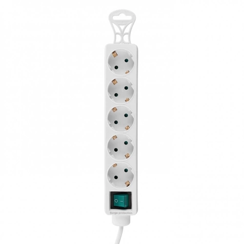 S-LINK SPG-F05, 5 Soket, Akım Korumalı Priz, 1.5Mt Kablo, 306 Joule (Beyaz)