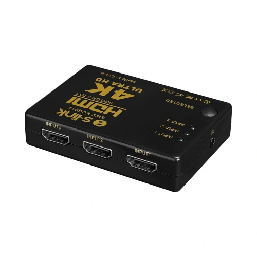 S-link Swv-kcg014 Hdmı 3to1 Swıtch 4k-2k, Ir +adaptör