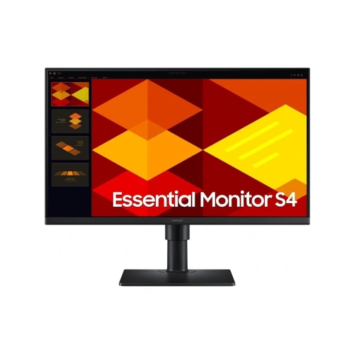 Samsung 24” Essential S4 Ls24d400gauxuf 5ms 100hz Vesa 2xhdmı Displayport Ips Pivot Monitör