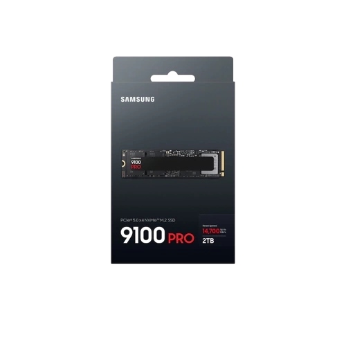 SAMSUNG MZ-VAP2T0BW, 9100 PRO, 2TB, 14700/13400, Gen5, NVMe PCIe M.2 2280, SSD (Türkiye Distribütörü Garantili)