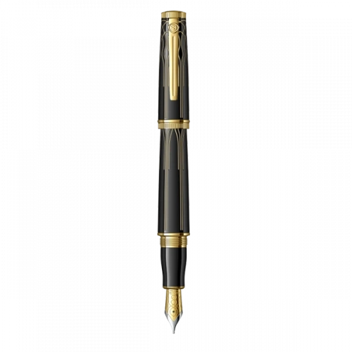 Scrikss Dolma Kalem Heritage Siyah Altın