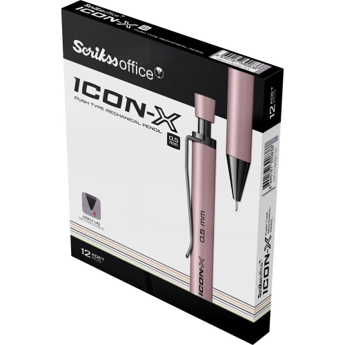 Scrikss Versatil Kalem Icon-x Metal 0.5 MM Lila 12 Li