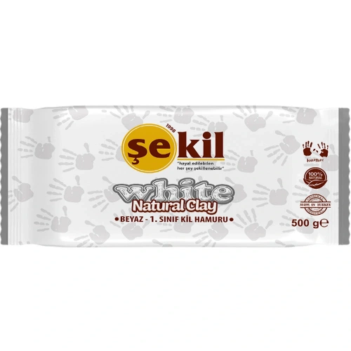 Şekil Seramik Hamuru 500 Gr Beyaz Vk500byz