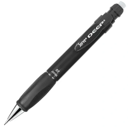 Serve Versatil Kalem Deep 0.7 Mm Metalik Mr Siyah