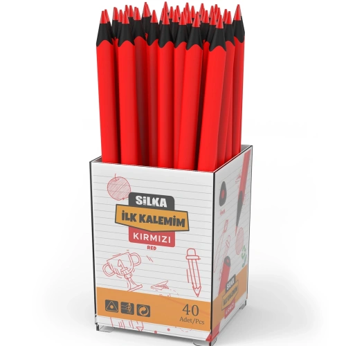 Silka Kırmızı İlk Kalemim 40 Lı Art.622