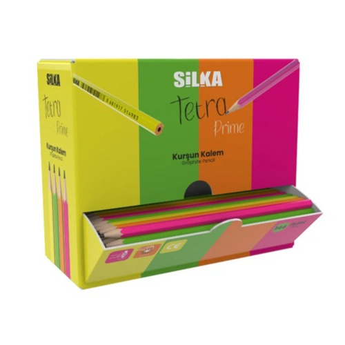 Silka Kurşun Kalem Hex Prıme Neon 144 Lü Stand Art.1498st