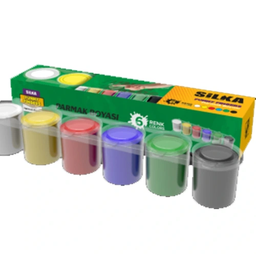 Silka Parmak Boyası 6 Renk 25 Ml P1.ss6-6