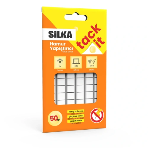 Silka Tack-ıt Yapıştırıcı 50 Gr Beyaz Art.1112