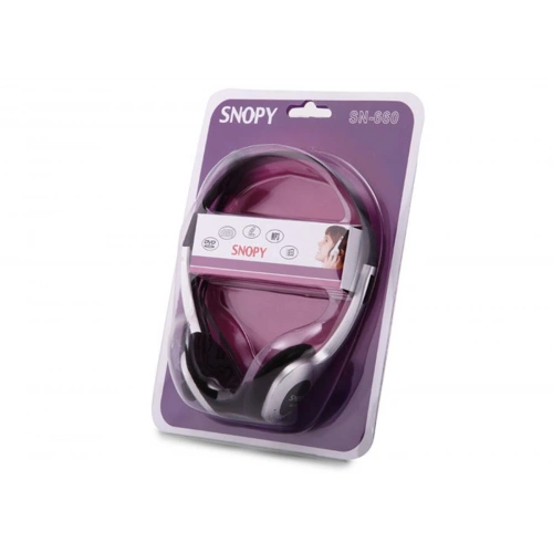 Snopy Sn-660 Siyah Mikrofonlu Kulaklık