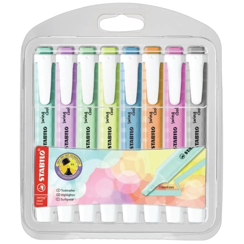 Stabilo Fosforlu Kalem Swing Cool Pastel 8 Li 275/8-08-2