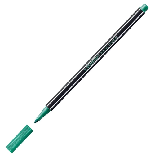 Stabilo Keçe Uçlu Boya Kalemi 1 MM Metalik Yeşil 68/836