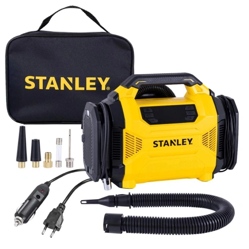 Stanley Sxıf3501 12volt/220volt 150 Psı Dijital Basınç Göstergeli Lastik & Yatak Şişirme Pompası + Led Lamba