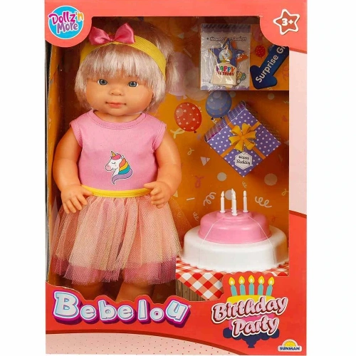 Sunman Oyuncak Bebelou Doğum Günü Bebeği 40 Cm