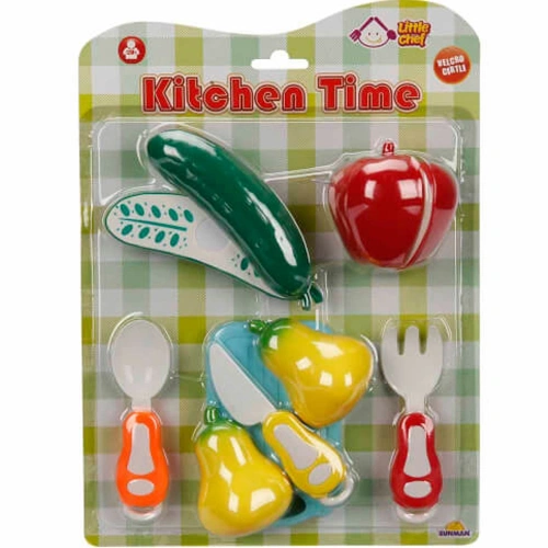 Sunman Oyuncak Little Chef Kesme Tahtalı Sebze Ve Meyve Seti 10 Parça