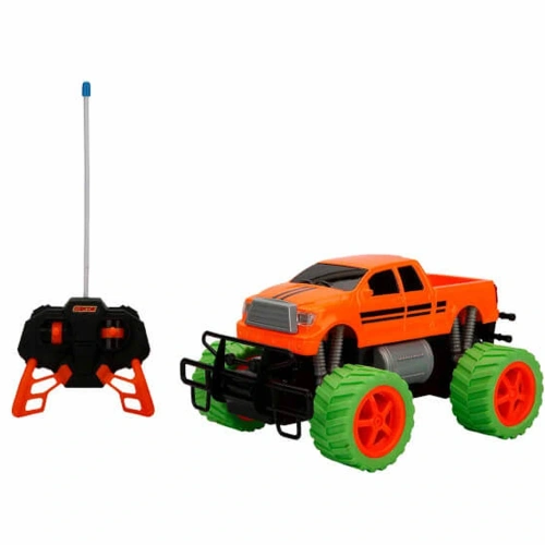 Sunman Oyuncak Uzaktan Kumandalı 1:18 Neon Jumbo Wheels Usb Şarjlı Araba 26 Cm