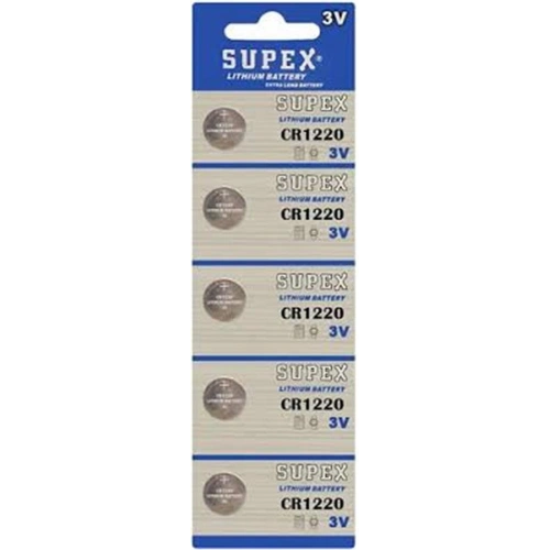 Supex Cr1220 3v Lityum 5li Blister Pil