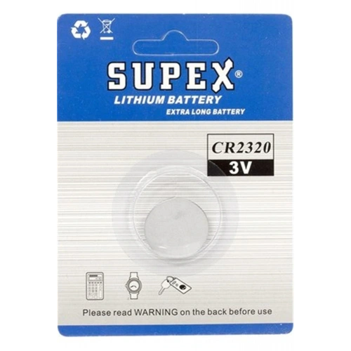 Supex Cr2320 3v Lityum Tekli Paket Pil