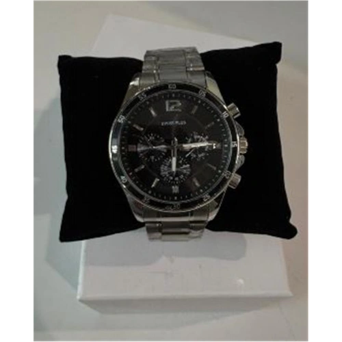 Swiss Plus Man Watch Basic Seri Model-10 St3516ags Lüx Black-silver
