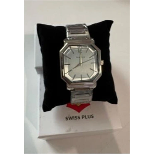 Swiss Plus Man Watch Basic Seri Model-11 St3507ags Max Plus Light Blue-silver
