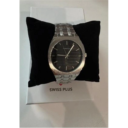 Swiss Plus Man Watch Basic Seri Model-6 St2302agp Black-silver