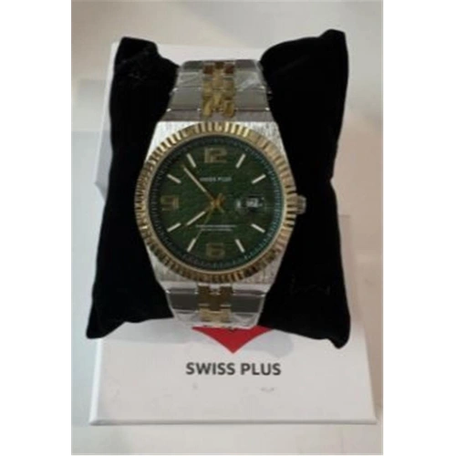 Swiss Plus Man Watch Premium Seri Model-3 St3450ags Green-gold