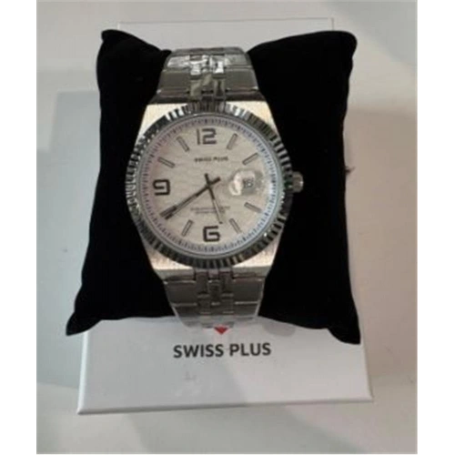 Swiss Plus Man Watch Premium Seri Model-4 St3442ags White-silver
