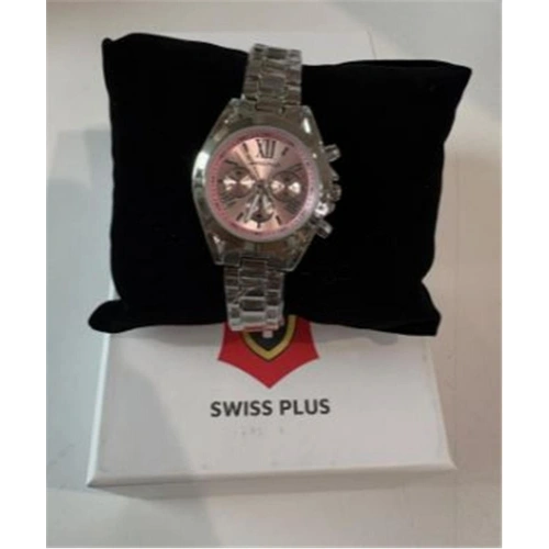Swiss Plus Woman Watch Model-2 St0730abl Pink-silver