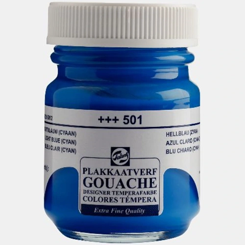 Talens Guaj Boya 16 Ml Light Mavi (açık Mavi) 501