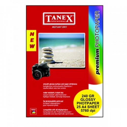 Tanex Fotoğraf Kağıdı 20 Yp A4 240 Gr