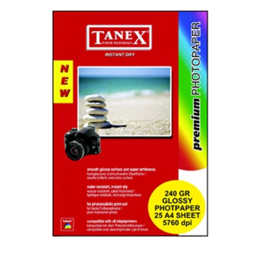 Tanex Fotoğraf Kağıdı 20 YP A4 240 GR