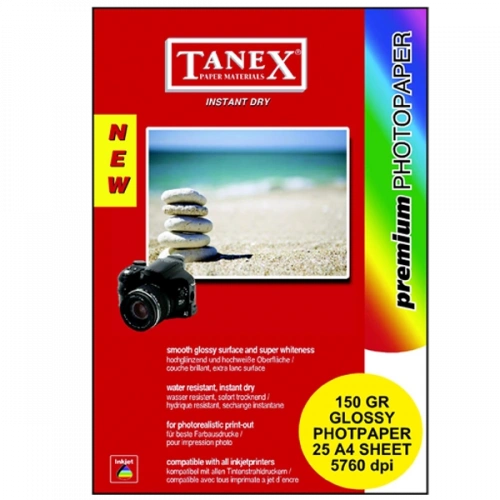 Tanex Fotoğraf Kağıdı 25 Li A4 150 Gr