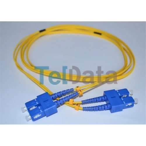 Teldata Tld-sc112 Sc-upc-sc-upc Sm Dx 2 Metre Fıber Optık Patchcord