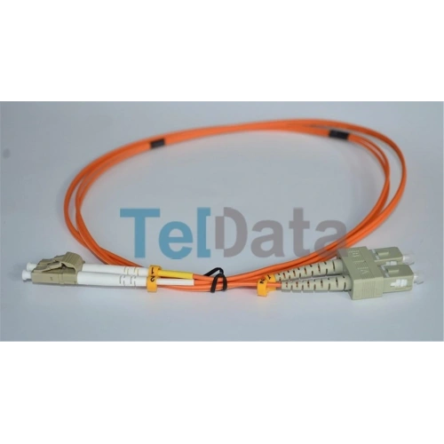 Teldata Tld-sclcom23 Sc-upc-lc-upc Mm Dx Om2 3 Metre Fıber Optık Patchcord