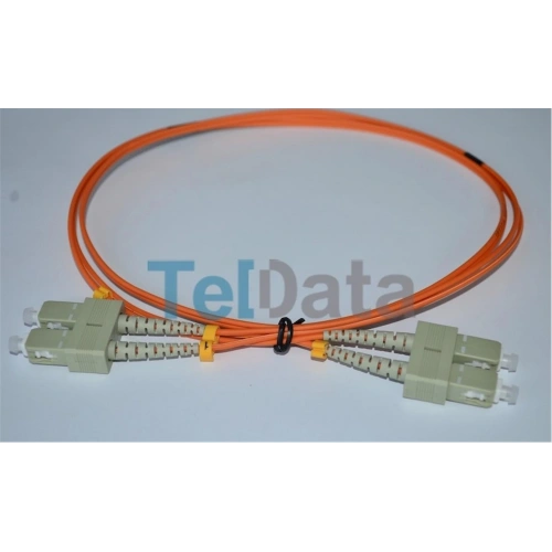 Teldata Tld-scom22 Sc-upc-sc-upc Mm Dx Om2 2 Metre Fıber Optık Patchcord