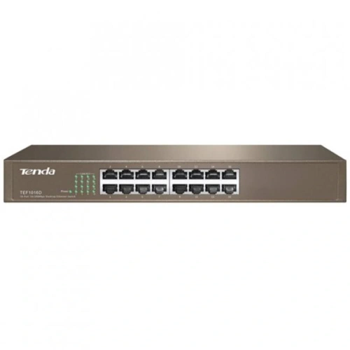 Tenda Tef1016d 16 Port 10-100 Mbps Switch Çelik Kasa Rack Mount
