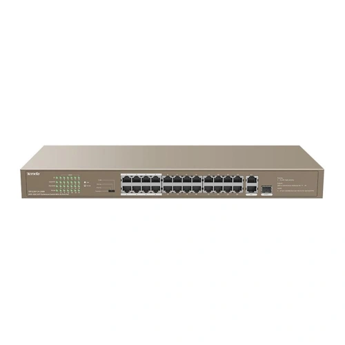 Tenda Tef1126p-24-250w 24 Port Poe+ 10-100 Switch Çelik Kasa Rack Mount