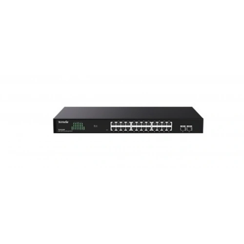 Tenda Teg2226f 24 Port 10-100-1000 + 2 Port Sfp Switch Cloud Yönetilebilir Çelik Kasa Switch