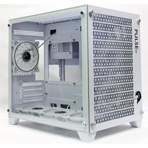 Tiranozor Ti-game Pulse-w 6 Rgb Fan Beyaz Mesh Gamıng Kasa Power Yok