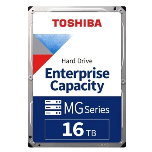 TOSHIBA ENTERPRISE, MG09ACA16TE, 3.5", 16TB, 512Mb 7200 Rpm, 7/24 Güvenlik, Data Center, Nas, Server, HDD