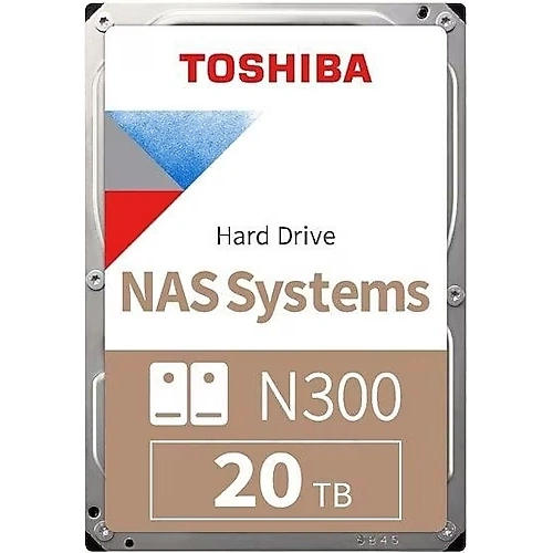 Toshıba N300, Hdwg62auzsva, 3.5", 20tb, 512mb 7200 Rpm, Sata3, 7/24 Nas, Server, Hdd