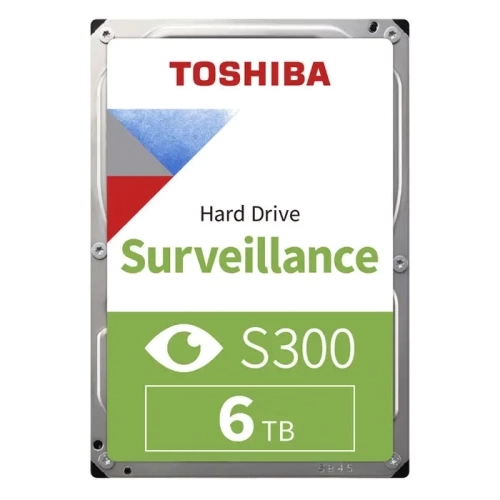 TOSHIBA S300, HDWT860UZSVA, 3.5", 6TB, 256Mb 5400 Rpm, 7/24 Güvenlik HDD