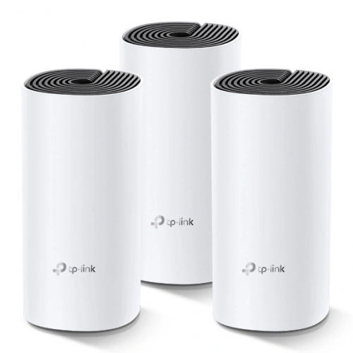 TP-LINK DECO-M4, AC1200, Üçlü Mesh, 1200Mbps, Dual Band, 2Port Gigabit Lan, 371m2 kapsama Alanı, Router, Geniş Alan İnternet Ağı Sağlayıcısı