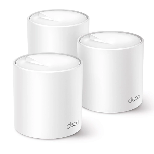 TP-LINK DECO-X50, AX3000, Üçlü Mesh, 3000Mbps, Dual Band, WiFi6, 3Port Gigabit Lan, 600m2 kapsama Alanı, Router, Geniş Alan İnternet Ağı Sağlayıcısı