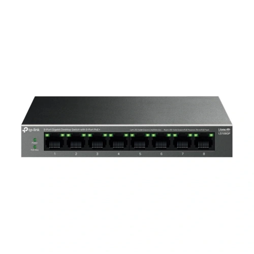 Tp-link Ls108gp 10-100-1000 Mbps 8 Port Poe+ Switch Metal Kasa