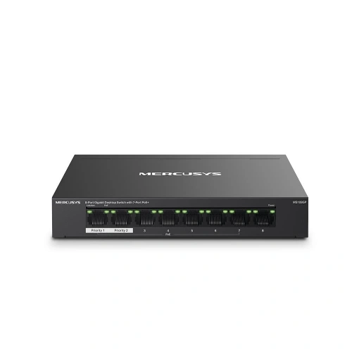 Tp-link Mercusys Ms108gp 7 Port 10-100-1000 Mbps Poe+ Switch Metal Kasa