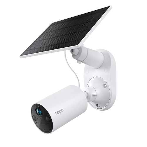 TP-LINK Tapo C410 KIT, 3,0Mpix, Dış Mekan, IP65, WiFi, 9Mt. Renkli Gece Görüşü, İki Yönlü Ses, Güneş Enerjili Güvenlik Kamerası Kiti